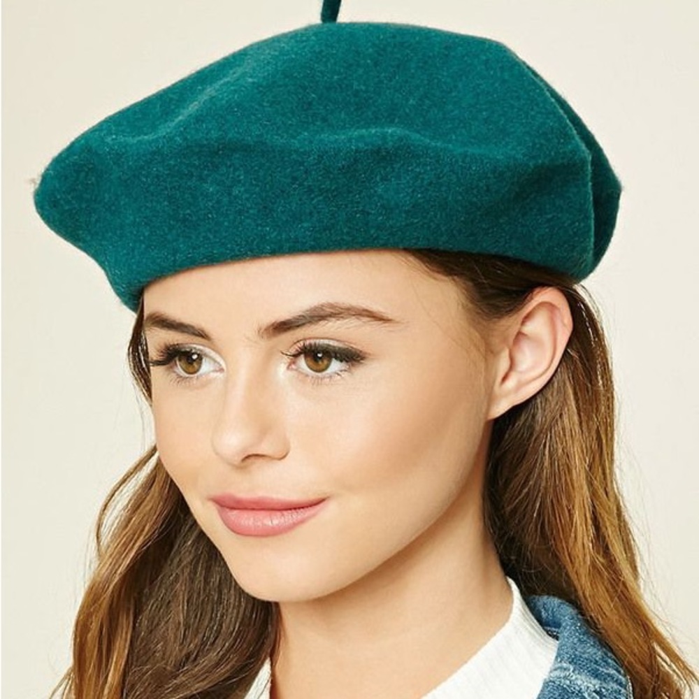 Red and Green Cold Weather Berets - Set of 2
